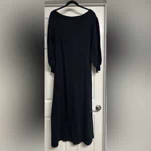 RicherPoorer Black  Blouse SLV Maxi Dress 
Women’s size: L